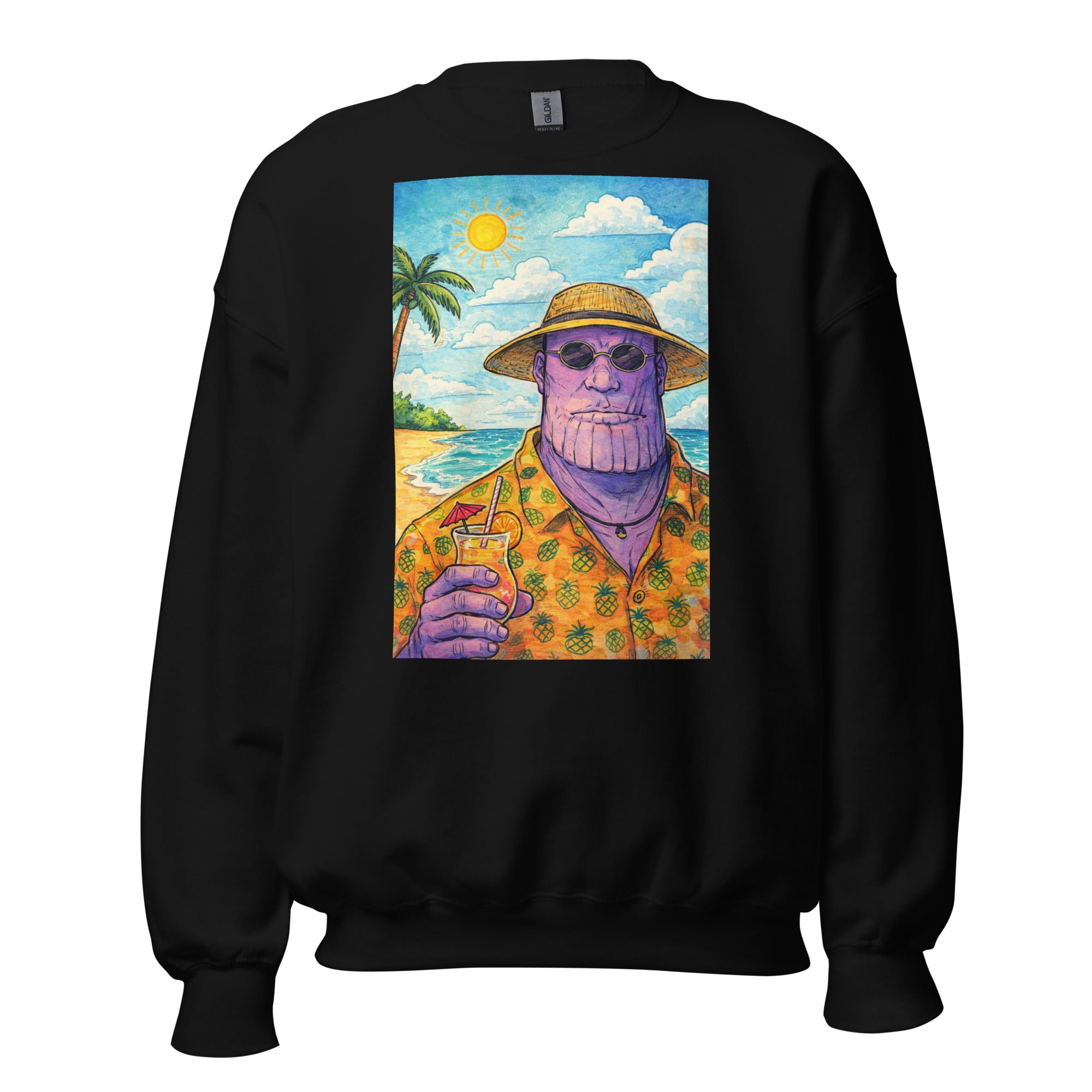 Thanos in paradise Unisex Sweatshirt